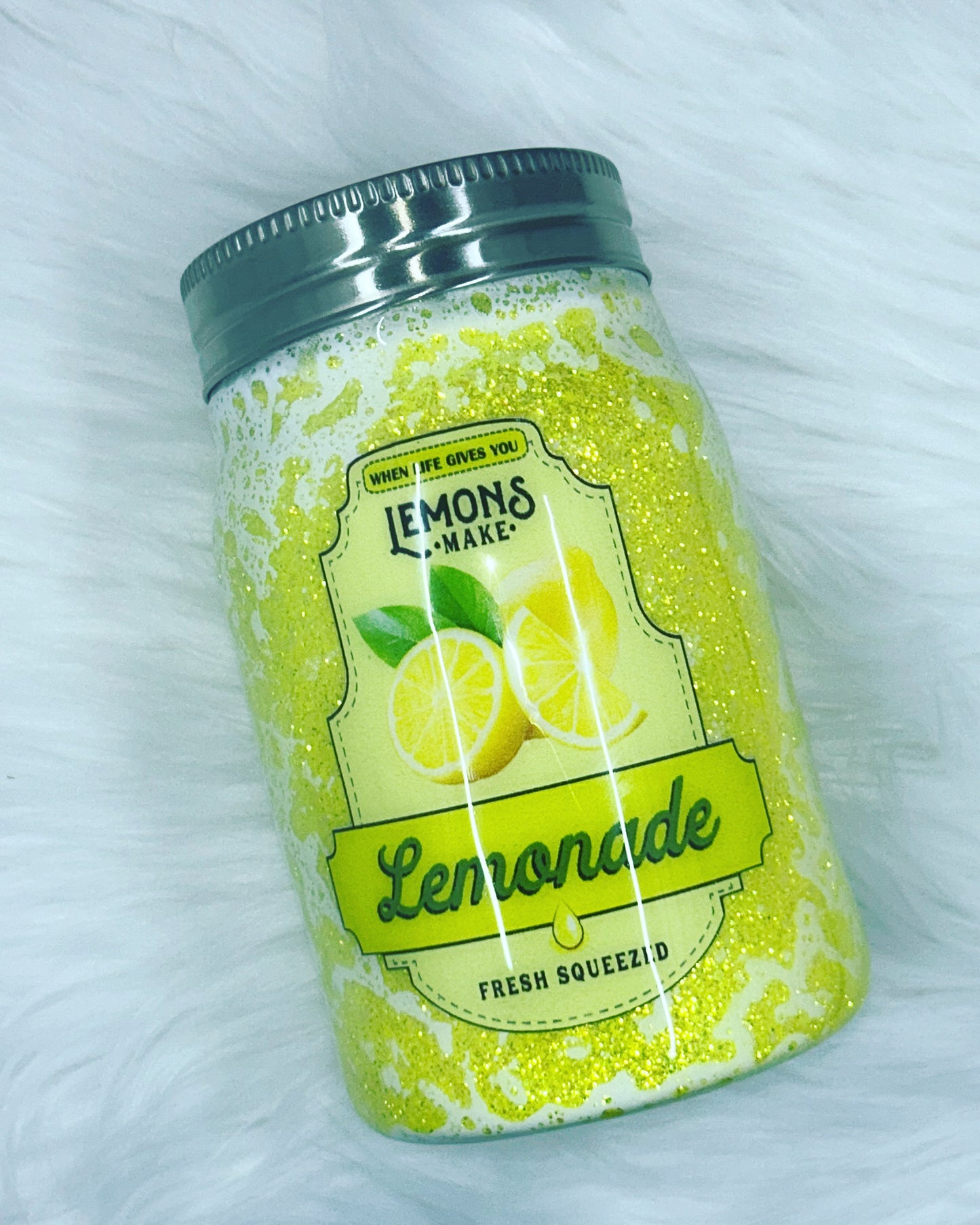 14oz Lemons make lemonade Mason Jar