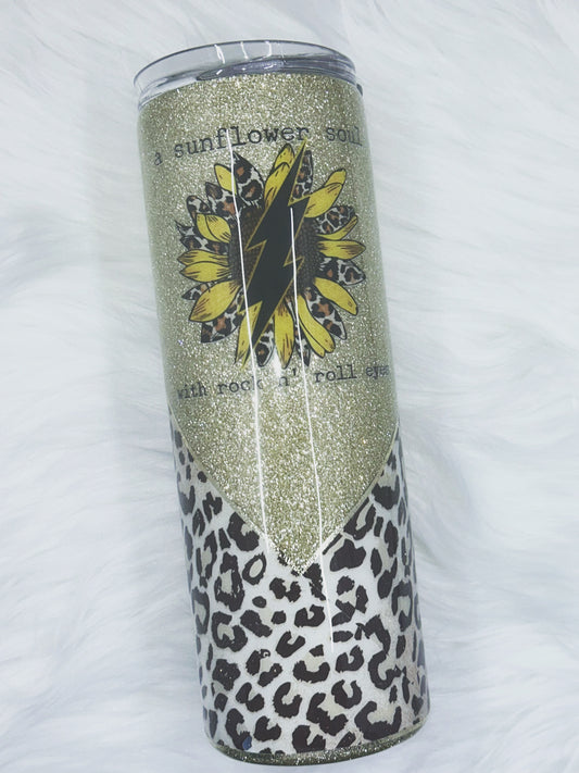 20oz Sunflower Soul Tumbler