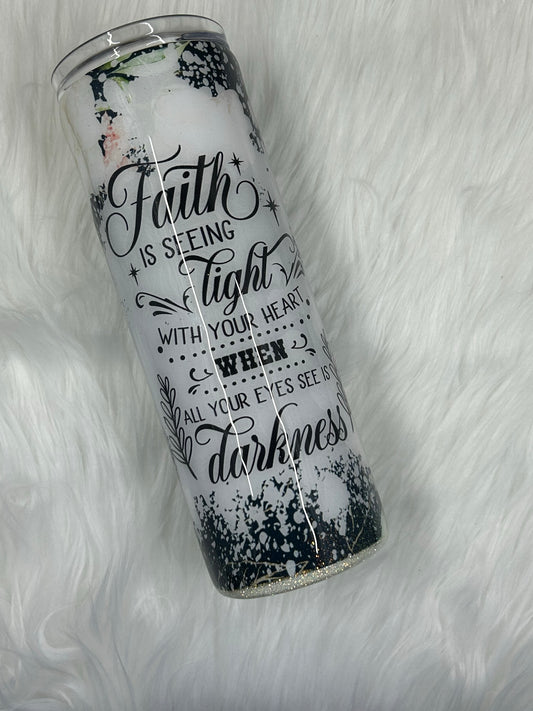 Faith Vinyl Wrap Tumbler 20ioz