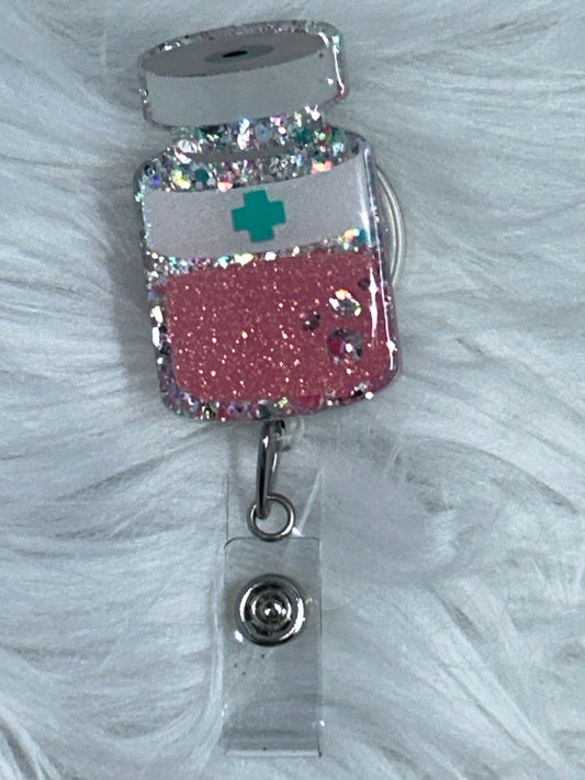 Medicine Vial Badge Reel