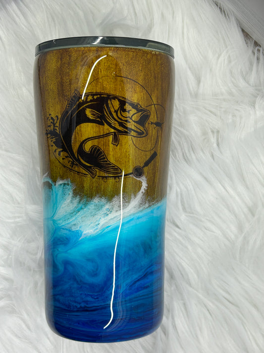 Fishing Tumbler 20oz