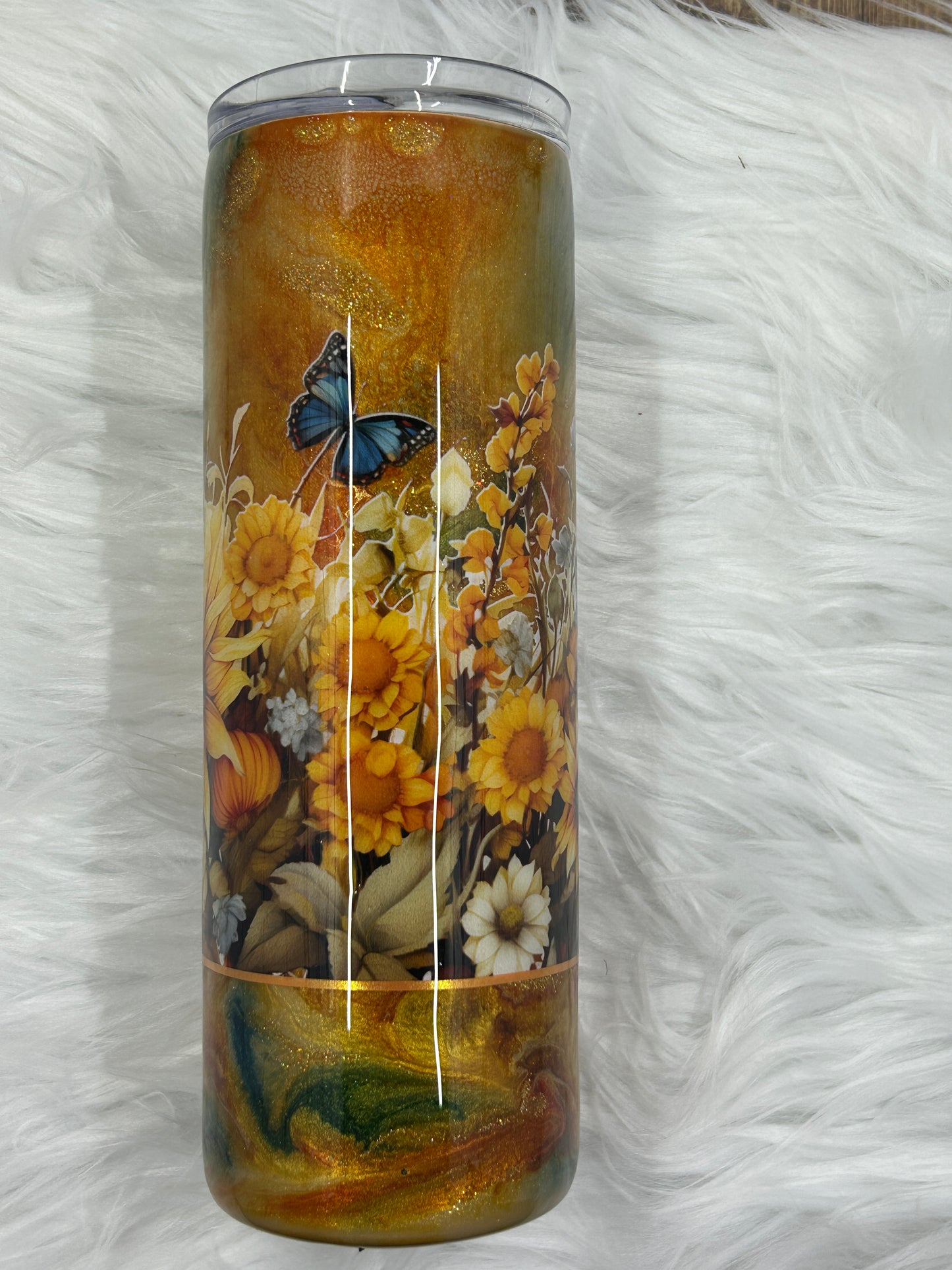 Floral Swirl 20oz Tumbler